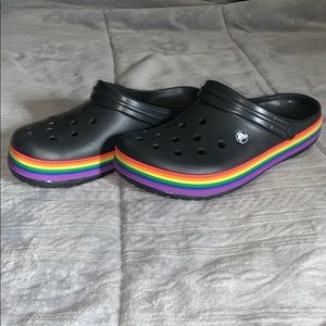 Rainbow Crocs